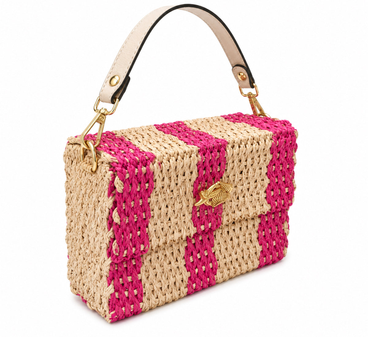 MADISON STRIPE HANDBAG