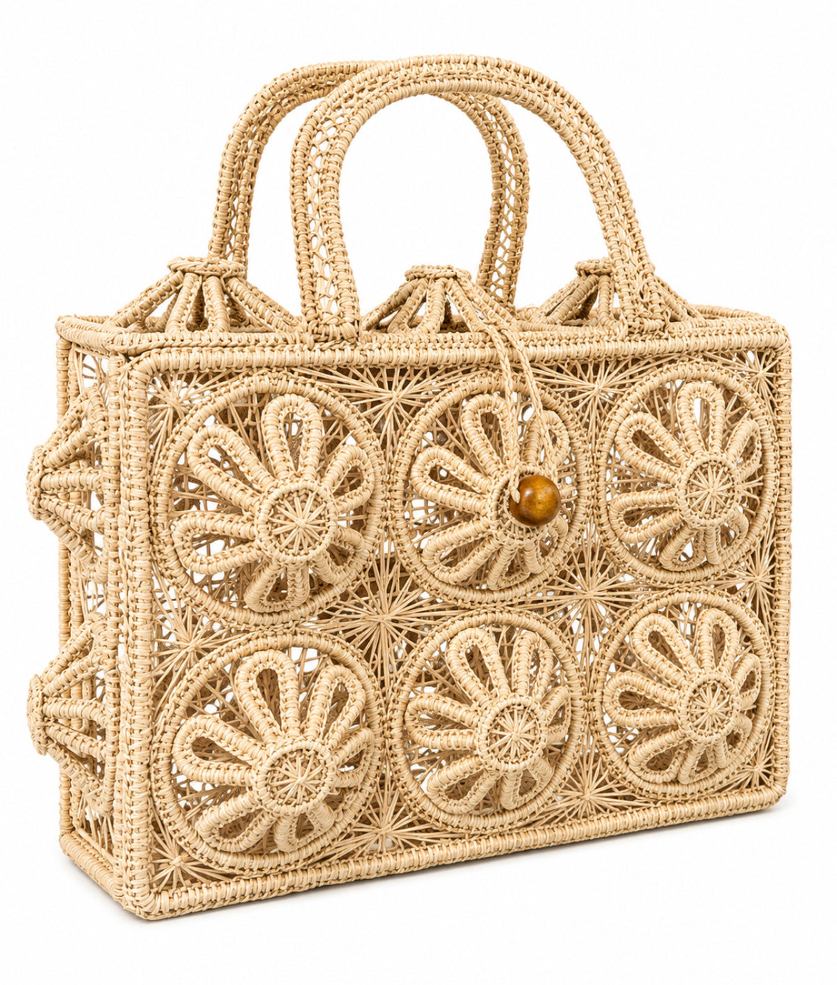 MAGNOLIA FLORAL HANDBAG