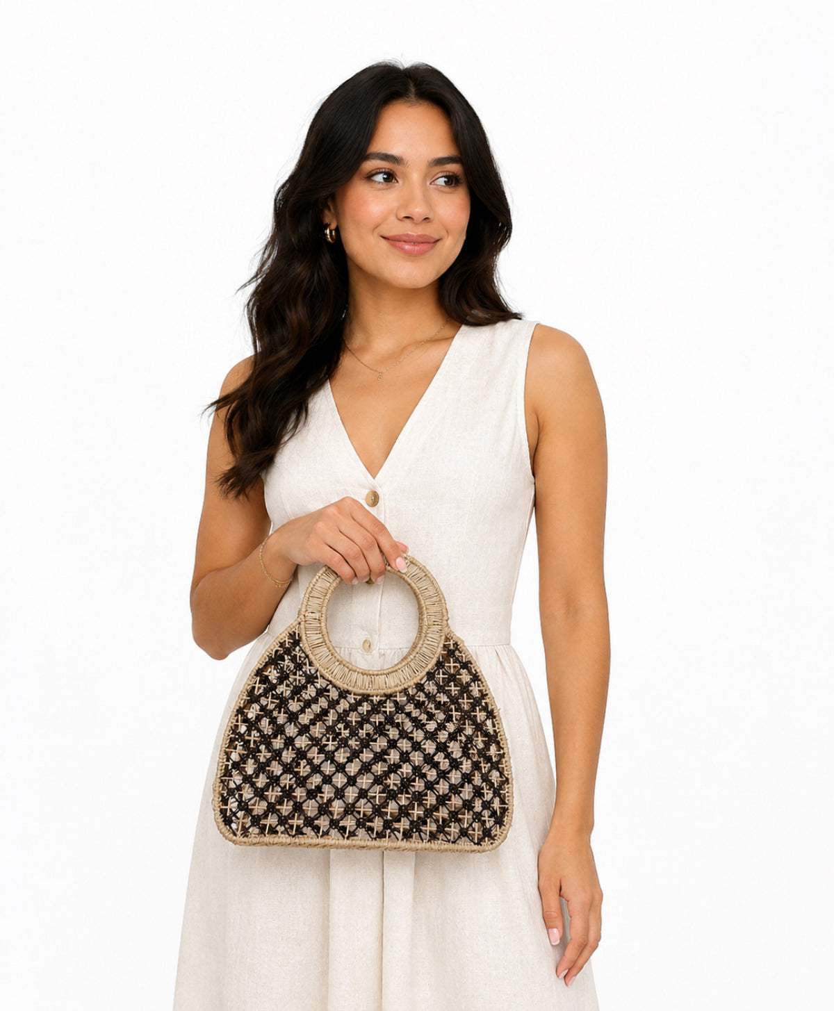 ANNA HANDWOVEN HANDBAG